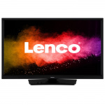 Lenco 24 tommers Smart HD LED TV Bluetooth® DVD-spiller 12V Svart
