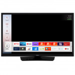 Lenco 24 tommers Smart HD LED TV Bluetooth® DVD-spiller 12V Svart