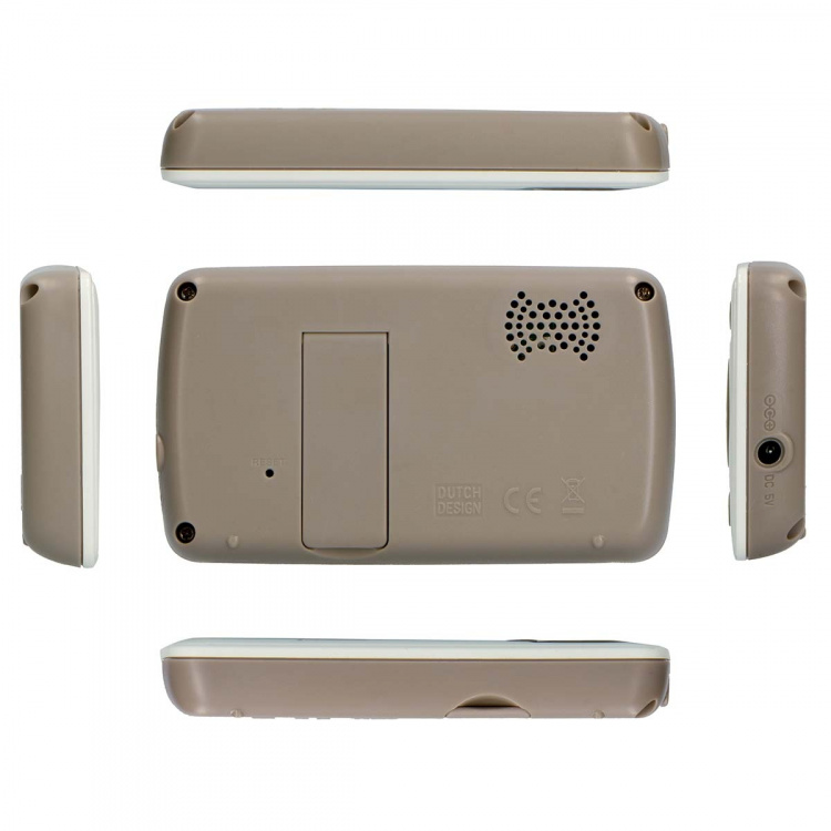 Alecto Videomonitor 2,4 tommers fargeskjerm Hvit / Taupe