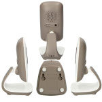 Alecto Videomonitor 2,4 tommers fargeskjerm Hvit / Taupe