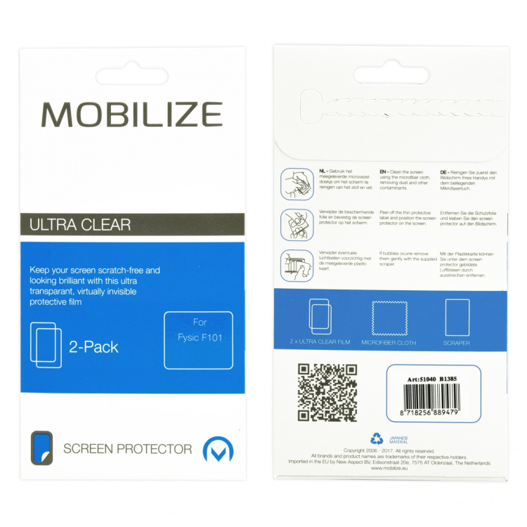 Fysic Skjermbeskytter for Fysic smarttelefon F101