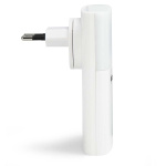 Fysic Trådløs dørklokke med blinkende lys Hvit Fysic Trådløs dørklokke med blinkende lys Hvit