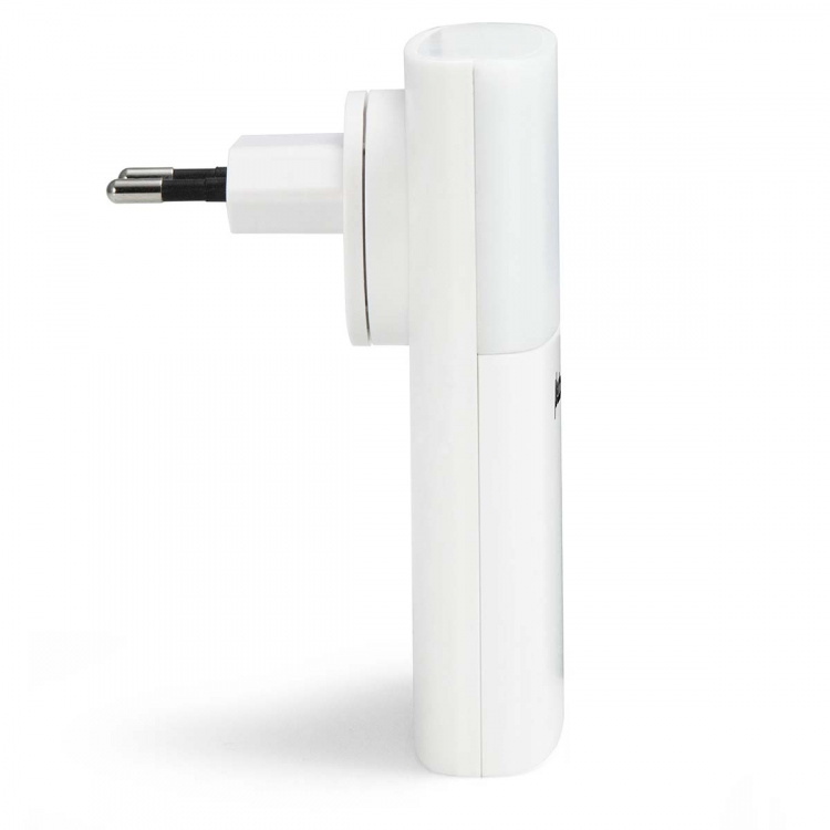 Fysic Trådløs dørklokke med blinkende lys Hvit Fysic Trådløs dørklokke med blinkende lys Hvit