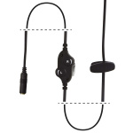 Fysic Hodetelefon med volumkontroll Fysic Hodetelefon med volumkontroll