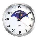 Fysic Analog demensklokke i aluminium Fysic Analog demensklokke i aluminium