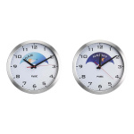 Fysic Analog demensklokke i aluminium Fysic Analog demensklokke i aluminium