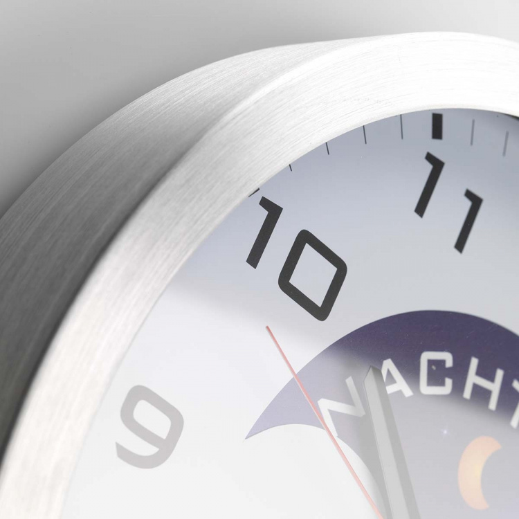 Fysic Analog demensklokke i aluminium Fysic Analog demensklokke i aluminium
