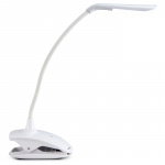 Fysic Oppladbar LED-lampe med klemme Hvit Fysic Oppladbar LED-lampe med klemme Hvit
