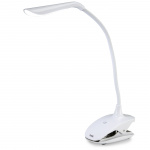 Fysic Oppladbar LED-lampe med klemme Hvit Fysic Oppladbar LED-lampe med klemme Hvit