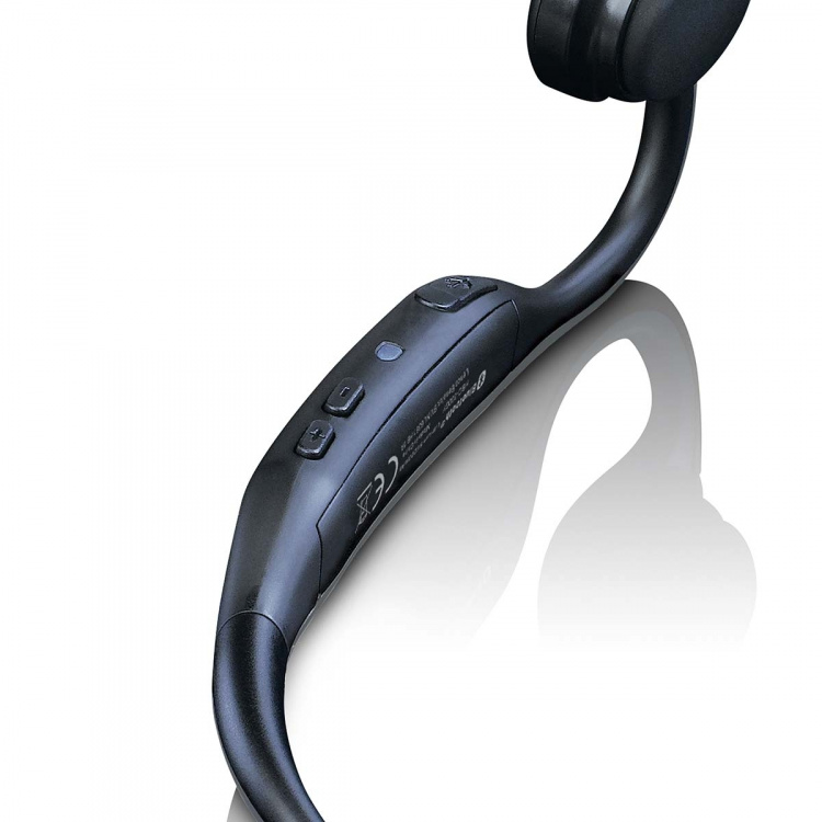 Lenco Bone Conduction Bluetooth-hodetelefoner Svart