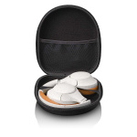 Lenco Trådløse Bluetooth®-hodetelefoner med aktiv støyreduksjon og innebygde mikrofoner Grå / Hvit Lenco Trådløse Bluetooth®-hodetelefoner med aktiv støyreduksjon og innebygde mikrofoner Grå / Hvit