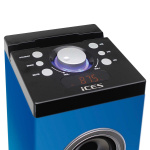 ICES Speakertower med Bluetooth®, PLL FM-radio, USB og SD-spiller