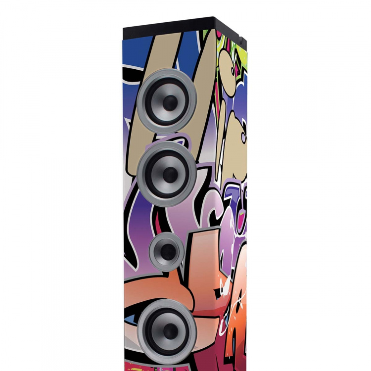 ICES Speakertower med Bluetooth®, PLL FM-radio, USB og SD-spiller ICES Speakertower med Bluetooth®, PLL FM-radio, USB og SD-spiller