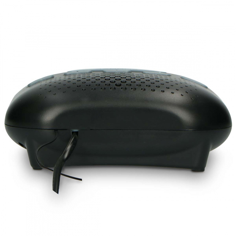 ICES Klokkeradio Svart