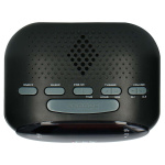 ICES Klokkeradio Svart