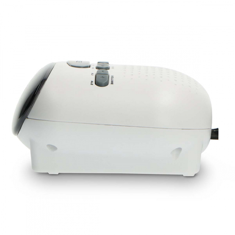 ICES Klokkeradio Hvit