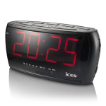 ICES FM-klokkeradio med jumbodisplay ICES FM-klokkeradio med jumbodisplay
