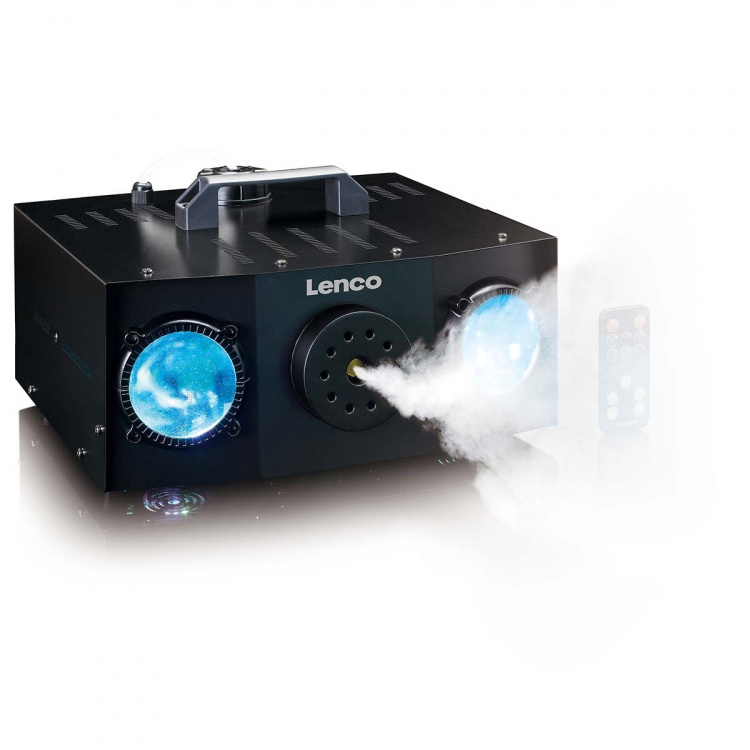 Lenco LED and FOG machine with 1 L liquid and r.c Lenco LED and FOG machine with 1 L liquid and r.c