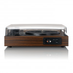 Lenco Platespiller med Bluetooth®, to innebygde høyttalere og AT3600L-kassett Wood