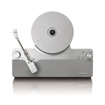 Lenco Helautomatisk vertikal platespiller med innebygde høyttalere og Bluetooth® Silver Lenco Helautomatisk vertikal platespiller med innebygde høyttalere og Bluetooth® Silver