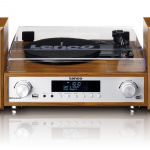 Lenco HiFi stereoanlegg med platespiller, DAB+/FM-radio og Bluetooth® Wood Lenco HiFi stereoanlegg med platespiller, DAB+/FM-radio og Bluetooth® Wood