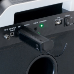 Lenco Trådløs mikrofon med 6,3 mm batteridrevet mottaker