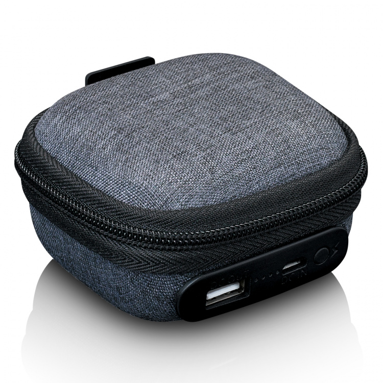 Lenco Etui med innebygd powerbank Grå Lenco Etui med innebygd powerbank Grå