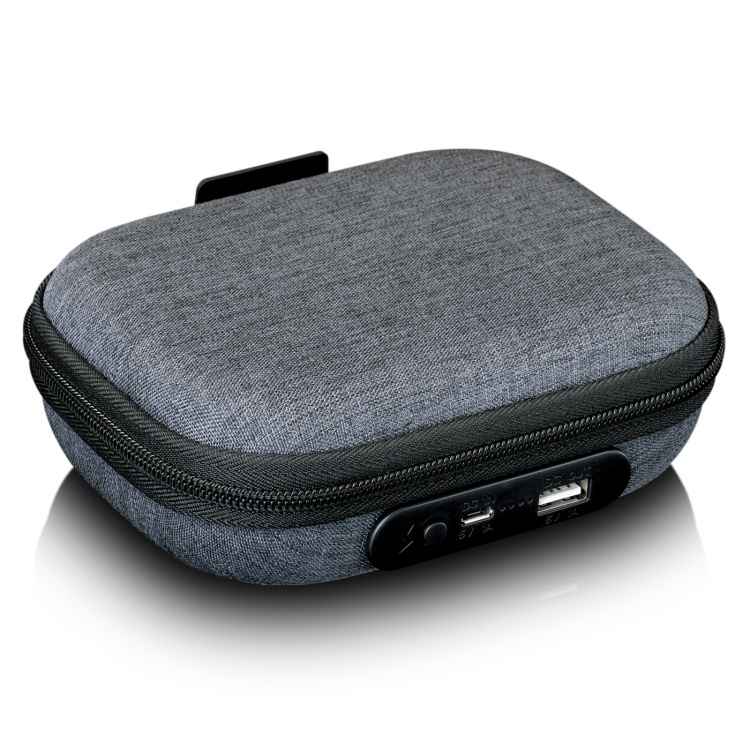 Lenco Etui med innebygd powerbank Grå Lenco Etui med innebygd powerbank Grå