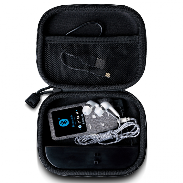 Lenco Etui med innebygd powerbank Grå