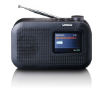 Lenco Bærbar DAB+/FM-radio med Bluetooth® fargedisplaybatteri Svart Lenco Bærbar DAB+/FM-radio med Bluetooth® fargedisplaybatteri Svart