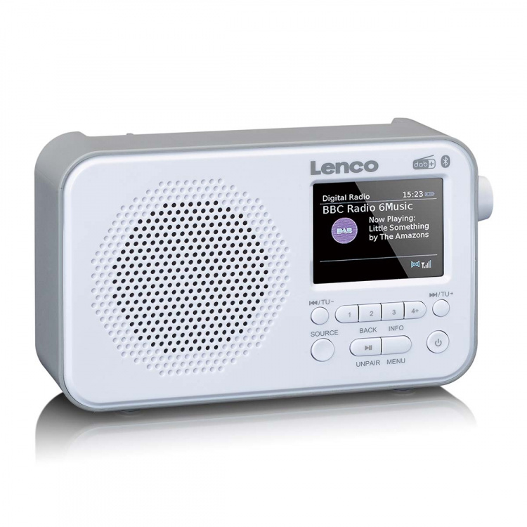 Lenco Bærbar DAB+ FM-radio med Bluetooth® 2,4