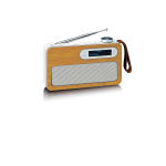 Lenco Bærbar DAB+ radio med Bluetooth® Miljøvennlig bambus Lenco Bærbar DAB+ radio med Bluetooth® Miljøvennlig bambus