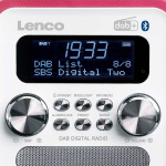 Lenco Bærbar DAB+ FM-radio med Bluetooth® og AUX-inngang, oppladbart batteri Hvit Lenco Bærbar DAB+ FM-radio med Bluetooth® og AUX-inngang, oppladbart batteri Hvit