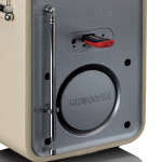 Lenco Bærbar DAB+ FM-radio med Bluetooth® og AUX-inngang, oppladbart batteri Taupe