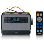 Lenco Bærbar FM/DAB+ radio med store knapper og 
