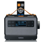 Lenco Bærbar FM/DAB+ radio med store knapper og 