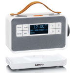 Lenco Bærbar FM/DAB+ radio med store knapper og 