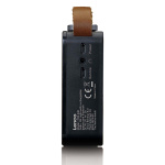 Lenco Bærbar DAB+/ FM-radio med Bluetooth® Bamboo Black Lenco Bærbar DAB+/ FM-radio med Bluetooth® Bamboo Black
