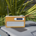 Lenco Bærbar DAB+/ FM-radio med Bluetooth® Bamboo White Lenco Bærbar DAB+/ FM-radio med Bluetooth® Bamboo White