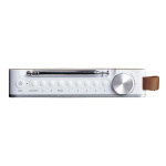 Lenco Bærbar DAB+/ FM-radio med Bluetooth® Bamboo White Lenco Bærbar DAB+/ FM-radio med Bluetooth® Bamboo White