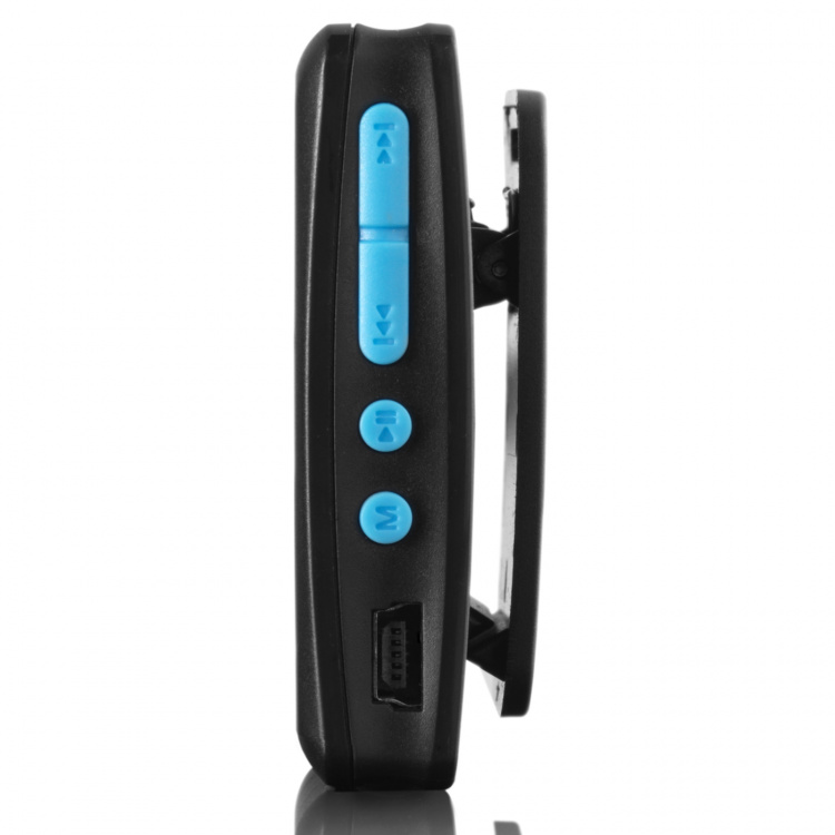 Lenco MP3/4-spiller med skritteller 4GB Blå Lenco MP3/4-spiller med skritteller 4GB Blå