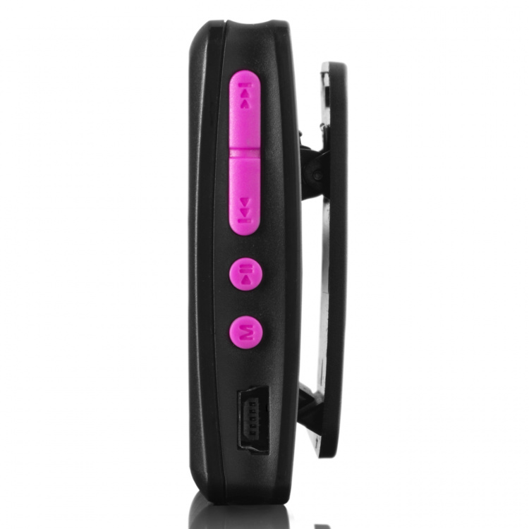 Lenco MP3/4-spiller med skritteller 4 GB rosa Lenco MP3/4-spiller med skritteller 4 GB rosa