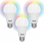 Alecto Smart LED-fargelampe med Wi-Fi 3-pakning Alecto Smart LED-fargelampe med Wi-Fi 3-pakning