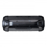 Lenco Sprutsikker Bluetooth®-høyttaler med FM-radio, USB, SD og festlys Svart Lenco Sprutsikker Bluetooth®-høyttaler med FM-radio, USB, SD og festlys Svart