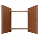 Lenco Organizer for opptil 40 poster Brown Lenco Organizer for opptil 40 poster Brown