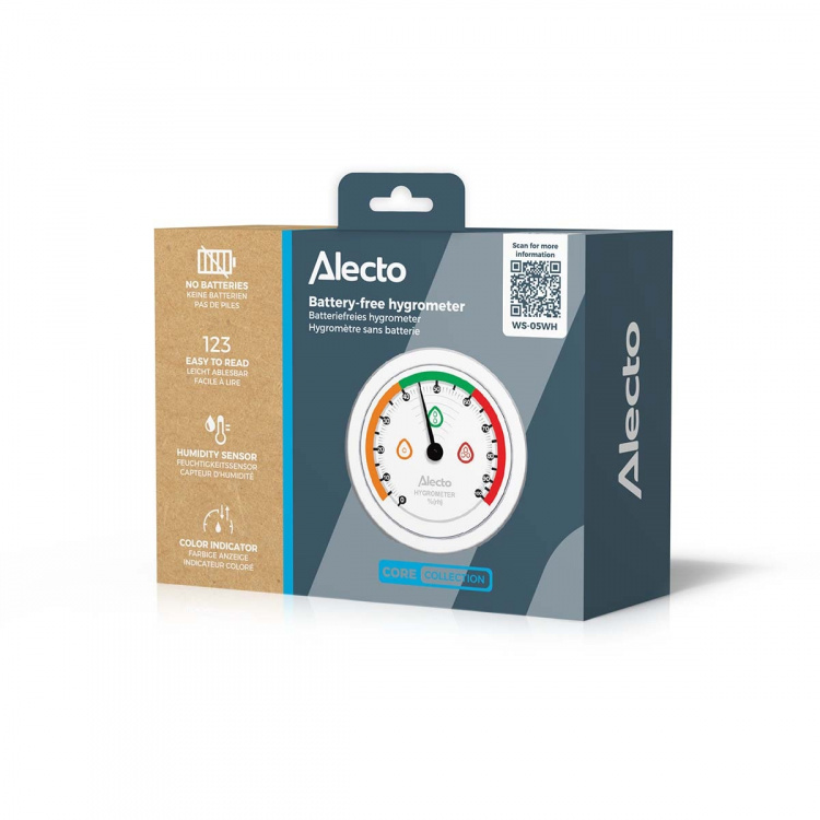 Alecto Analogt hygrometer Svart