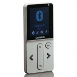 Lenco MP4-spiller bluetooth® med 8 GB Silver