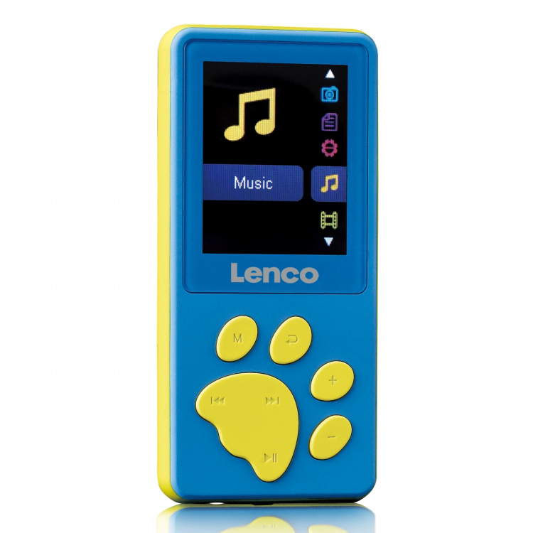 Lenco MP3/MP4-spiller med 8 GB minne Blå Lenco MP3/MP4-spiller med 8 GB minne Blå