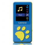 Lenco MP3/MP4-spiller med 8 GB minne Blå Lenco MP3/MP4-spiller med 8 GB minne Blå
