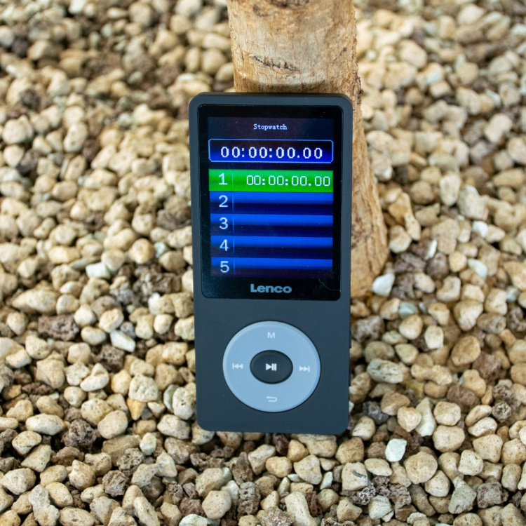 Lenco MP3/MP4-spiller med Bluetooth® og 8 GB internminne Svart